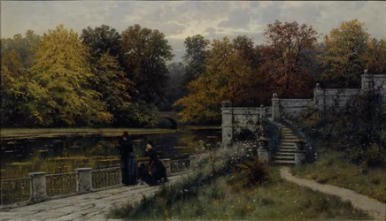 Der Lazienki-Park, 1886