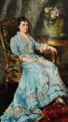 Porträt der Prinzessin Ekaterina Mikhailovna Dolgorukova 1847-1922, 1880