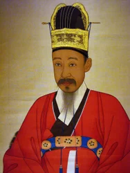 Porträt von Yi Haeung (oder „Shibaek“)