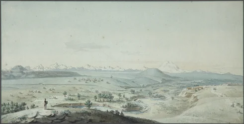 Ansicht der Konstantinogorsk-Festung vom Berg Mashuk, 1805