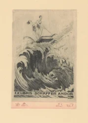 Ex libris von Andor Schäffer