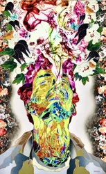 Surrealer blühender Geist