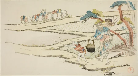 Essen zu den Reisbauern bringen