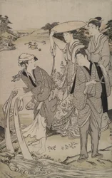 Tamagawa in der Provinz Musashi aus den Sechs Juwelenflüssen