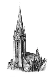 Gotischer Kirchturm