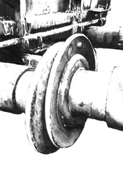 Vintage Industrielles Rad