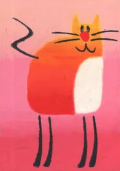 Verspielte orange Katze