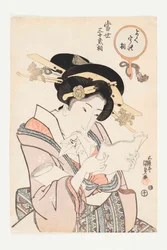 Der gefragte Typ, aus der Serie Tosei sanjuni so Die modernen zweiunddreißig Typen, 1821-1822