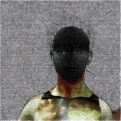 Anneroses Gesicht im Dunkeln