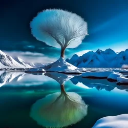 Eine preisgekrönte Fotografie eines atemberaubenden natürlich gewonnenen Landschaftsbildes