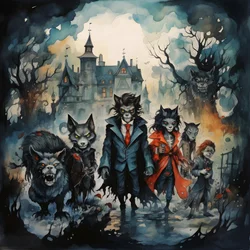 Halloween mit Vampiren und Werwölfen 3