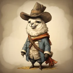 Lama, 18. Jahrhundert Amerika