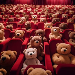 Millionen von Teddybären in einem Kino 3