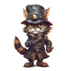 anthropomorphe niedliche Katze