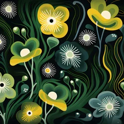 Zeitgenössische abstrakte Formen Marimekko 1