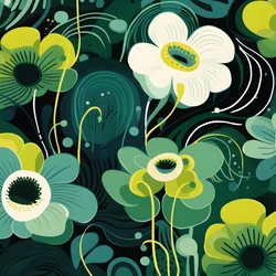 zeitgenössische abstrakte Formen Marimekko 3