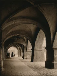 Görlitz - Arkaden auf dem Marktplatz