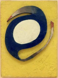 Blauer Absatz