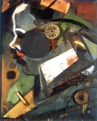 Merzbild 1A (Der Doktor)