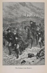 Rückzug aus Moskau, Illustration aus 