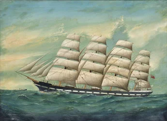Das viermastige Schiff 