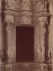 Innere Türöffnung Sas Bahu Tempel, Gwalior