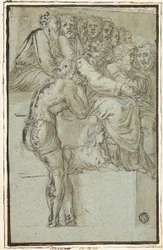 Szene aus der römischen Geschichte