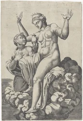 Psyche gibt Venus den Krug
