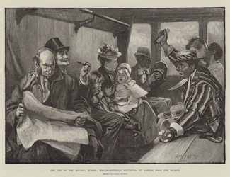 Das Ende der Feriensaison, Minnesänger kehren vom Meer nach London zurück