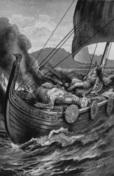 Ein Wikingerbegräbnis