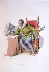 Porträt von Francois de Malherbe (1555-1628), Illustration aus 