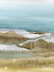 Abstrakte Bergschichten
