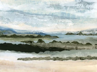 Serene Küstenabstrakt