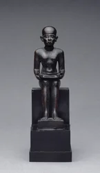 Figur des Imhotep (ca. 2635-2595 v. Chr.) Spätzeit