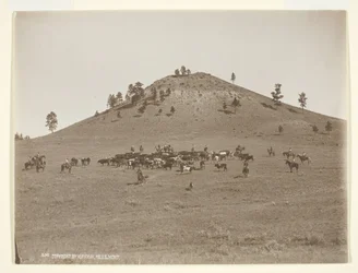 Arbeiten in den Hügeln, ca. 1900