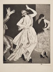 Spanische Tänzerin Nr. 1, veröffentlicht 1923