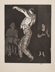 Spanische Tänzerin Nr. II, veröffentlicht 1923