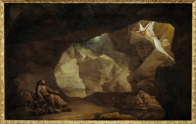 Landschaft mit dem heiligen Franziskus