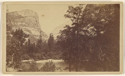 Mirror Lake. Yosemite-Tal. Mariposa Co.