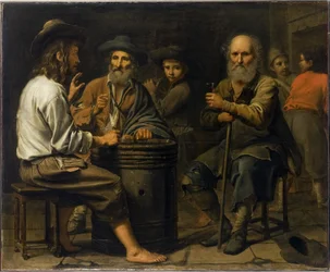 Bauern in einer Taverne, 1640