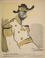General Duchesne, Mitglied des Kriegsrats, Illustration aus 