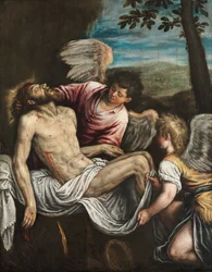 Der tote Christus mit Engeln, um 1580