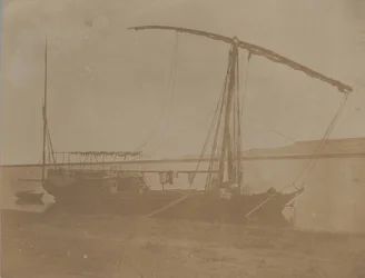 Nilboot, Ägypten, 1851