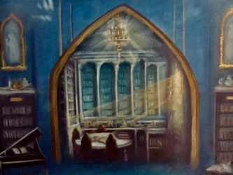 (Detail) Verzauberte Bibliothek, 2024