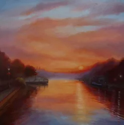 Thames Sonnenaufgang