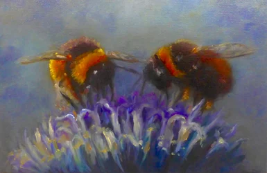 Zwei Bienen, 2019