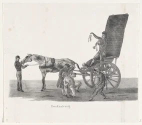 Kutsche mit einem Quacksalber, 1835