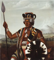 Der Merina-Gouverneur Rafaralahy von der Festung in Foule Point, Madagaskar