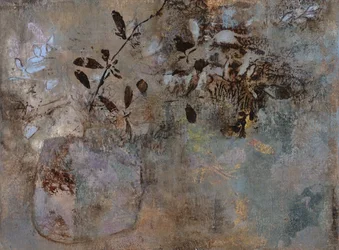 Gedämpftes botanisches Stillleben