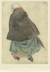 Laufende Frau